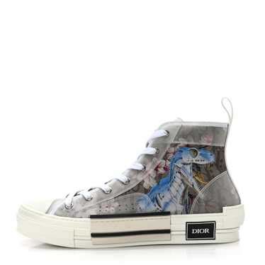 dior sneakers b23 sorayama|Dior B23 High Canvas Sorayama Dinosaur Navy .